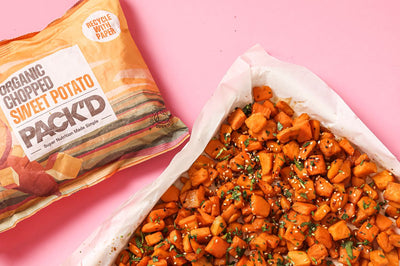 Soy and Sriracha Sweet Potatoes