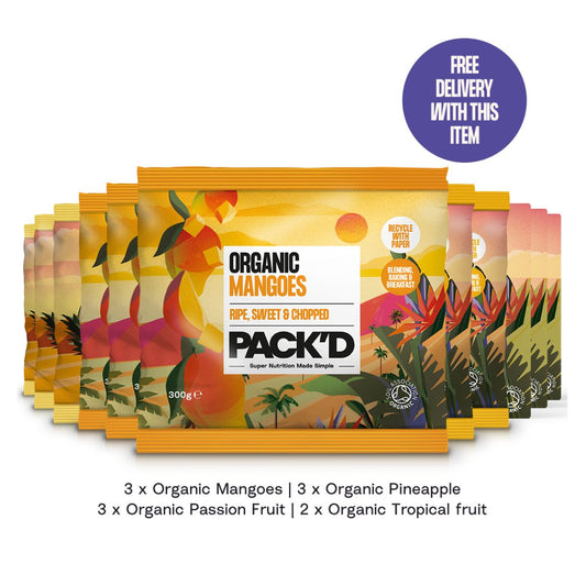 PACK'D organic tropical fruit bundle